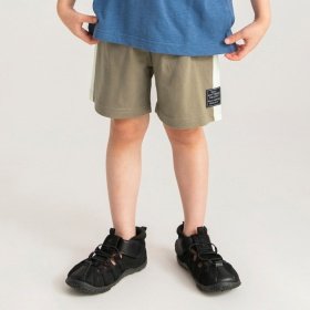 【接触冷感／アイスパンツ】サイド切替ハーフパンツ