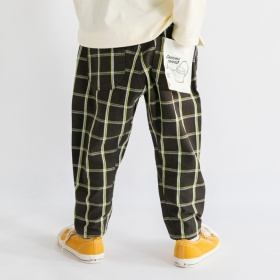 【25AW】ガーデナーテーパード先染めチェックパンツ