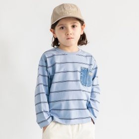 【デニムポケット】長袖Tシャツ ロンT