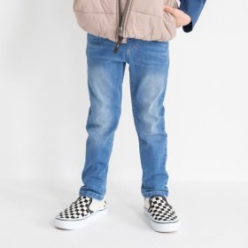 【フィットストレート/プレミアムストレッチ】デニムロングパンツ