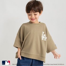 【MLB/Major League Baseball】ゆったりシルエット7分袖スウェットTシャツ