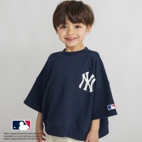 【MLB/Major League Baseball】ゆったりシルエット7分袖スウェットTシャツ