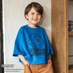 【ピーナッツ75周年】×ブランシェス　7分袖Tシャツ_