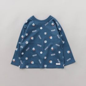 【ブランシェスmini】まえうしろどっちも着られる長袖Tシャツ