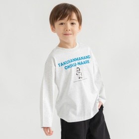 【ブランシェスmini】まえうしろどっちも着られる長袖Tシャツ
