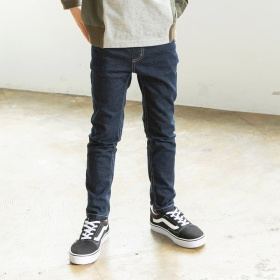 【フィットストレート】プレミアムストレッチデニムロングパンツ