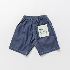 【WEB限定】リラックスガーデナーデニムハーフパンツ