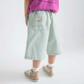 ペインター風ワイドハーフパンツ