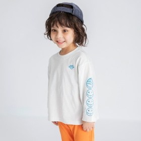 【プチプラ】アソートグラフィック長袖Ｔシャツ　ロンＴ