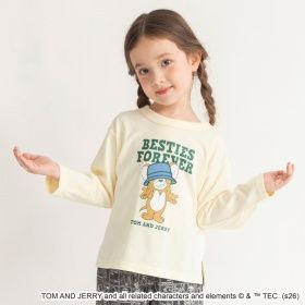 【トムとジェリー】フロントプリント長袖Tシャツ_(クーポン対象外)