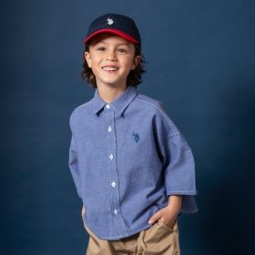 【U.S. POLO  ASSN.】ワンポイント刺繍半袖シャツ_(クーポン対象外)