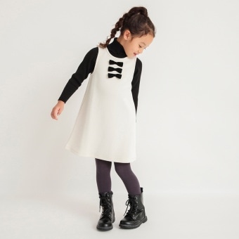 リボンジャンパースカート