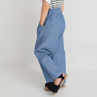 ダンガリーロングパンツ