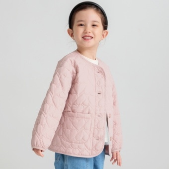 ハートキルティングジャケット