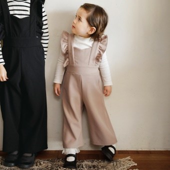 【プチレディ】ニットカルゼサロペット