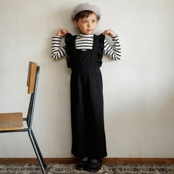 【プチレディ】ニットカルゼサロペット