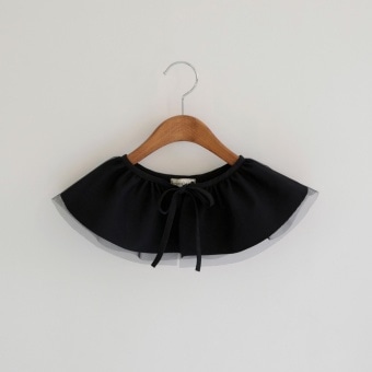 【b.+A】金子綾/チュール付き付け襟