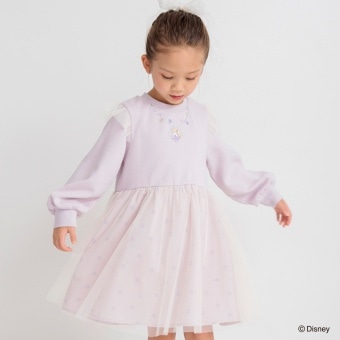 【DisneyCollection/ディズニーコレクション】裏起毛チュールドッキングワンピース_(クーポン対象外)