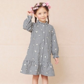 【おそろい】さくら刺繍ワンピース