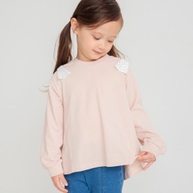 【ブランシェスmini】肩リボンチュニック