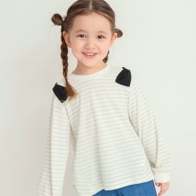 【ブランシェスmini】肩リボンチュニック