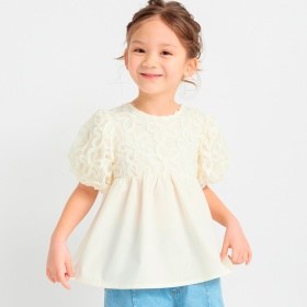 【プチレディ】フラワーチュールブラウス