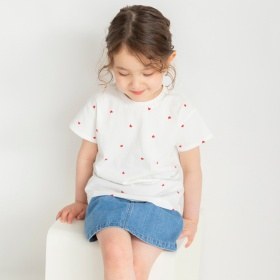 【ブランシェスmini】総柄半袖Tシャツ