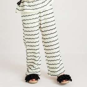 【セットアップ対応】ジャガードロングパンツ