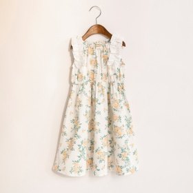 肩フリルワンピース