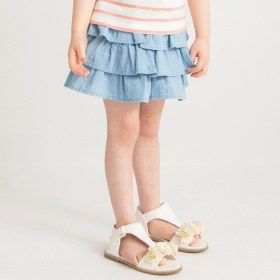 フリルスカート風ショートパンツ