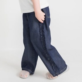 【接触冷感】ライトデニムパンツ