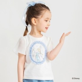 【DisneyCollection/ディズニーコレクション】フリルモチーフ半袖Tシャツ