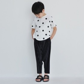 【b.+A】金子綾/ランダムプリーツパンツ