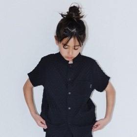 【b.+A】金子綾/ポコポコジャガードブラウス_(クーポン対象外)