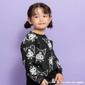 【サンリオキャラクターズ】総柄ジャガードニット