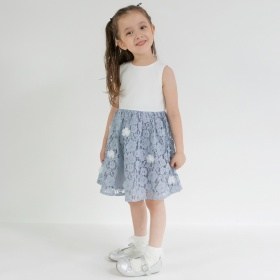 【フォーマル】花柄ジャガードワンピース_(クーポン対象外)