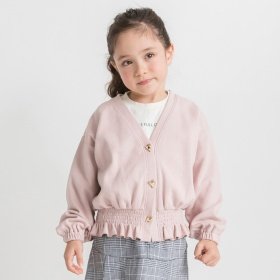 ハート釦カーディガン