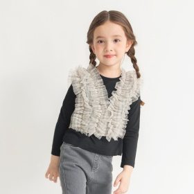 【おそろい】チュールベストトップスセット