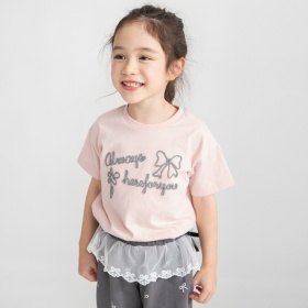 コード刺しゅう半袖Tシャツ