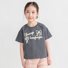 コード刺しゅう半袖Tシャツ