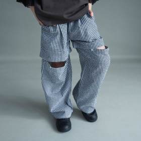 【WEB限定】2WAYギンガムチェックパンツ