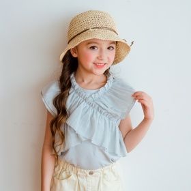 【おそろい】フリルクロスTシャツ