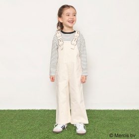 【miffy/ミッフィー】モチーフ付きサロペット