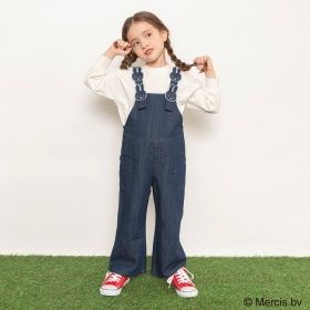 【miffy/ミッフィー】モチーフ付きサロペット