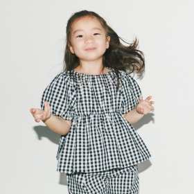 【b.+A】金子綾/バルーン袖ブラウス