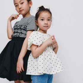 【b.+A】金子綾/バルーン袖ブラウス