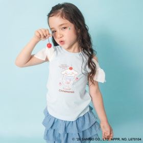 【サンリオキャラクターズ】シフォン肩あきトップス