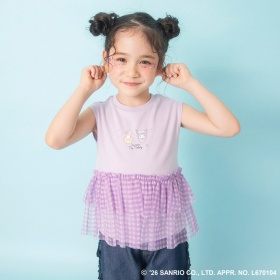 【サンリオキャラクターズ】裾ティアードフリルトップス