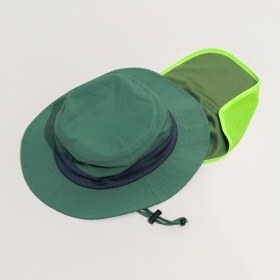 【接触冷感】フローズンメッシュネックカバー付きハット