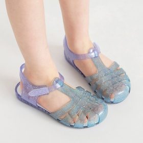 キラキラクリアサンダル